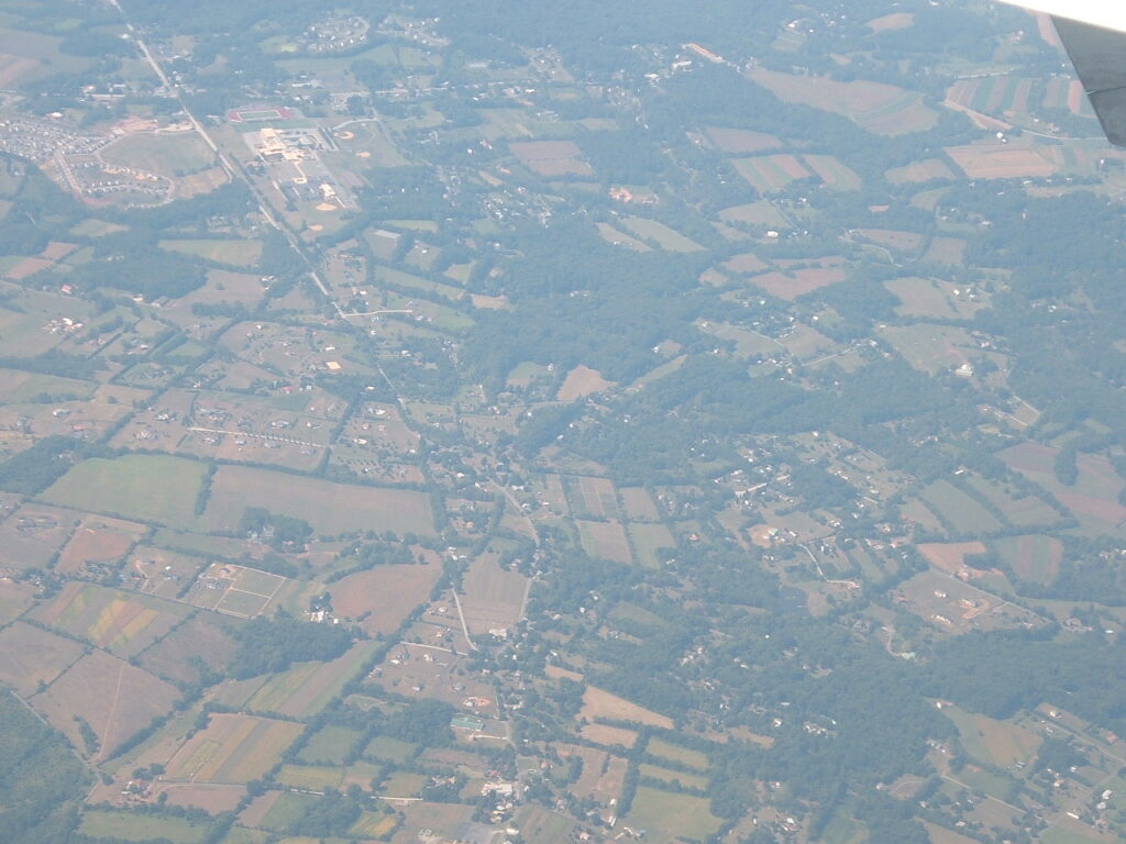 In flight shortly after Takeoff