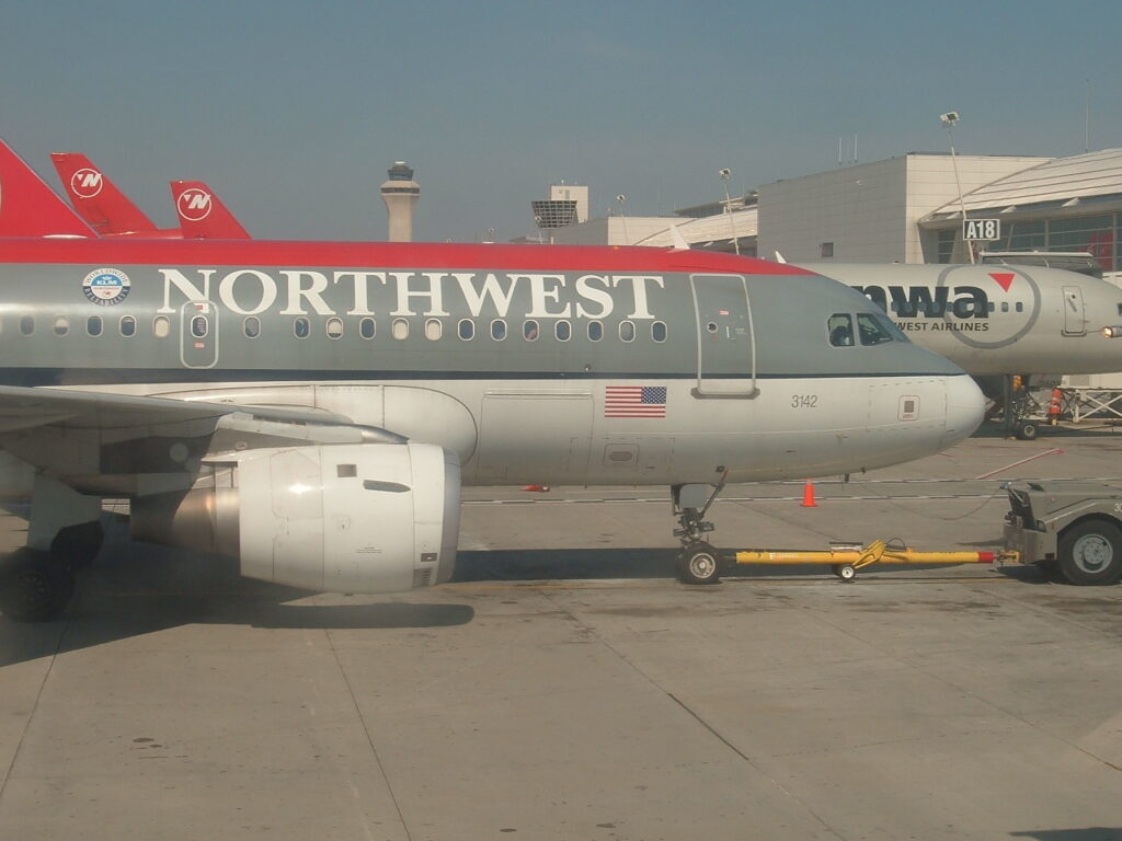 N342NB being pushed back from the gate next to me.